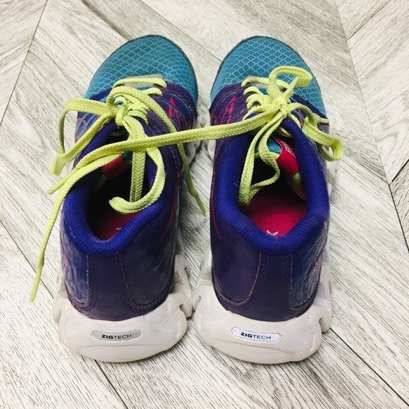 Reebok | ZigTech Shark 3.0 Sneakers Neon Color 3.5 - Picture 4 of 7